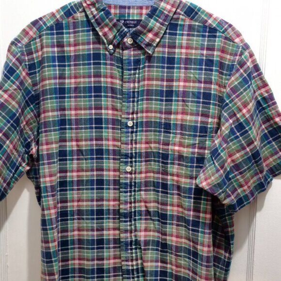 Cremeux Classics Men's XL Multicolor Plaid Button-Down Shirt - Picture 2 of 9